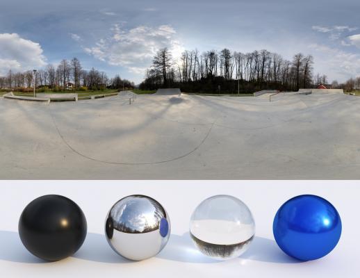 Skate park hdri